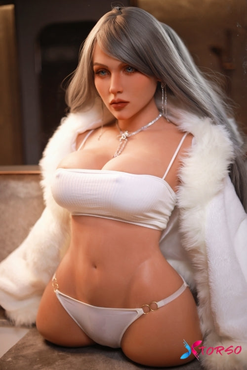 TPE torso sex doll with head