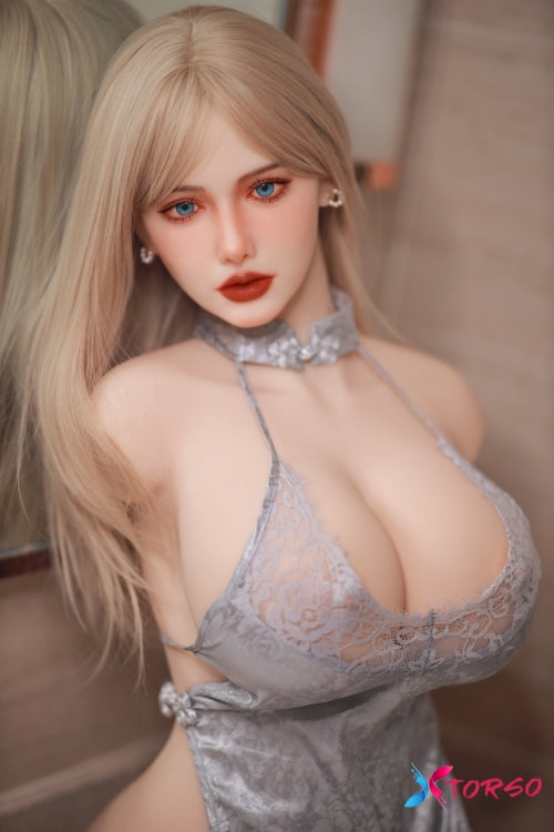 Jenny : Fire Doll 57,3LB BBW Demi-corps TPE Gros seins Torse de poupée sexuelle 