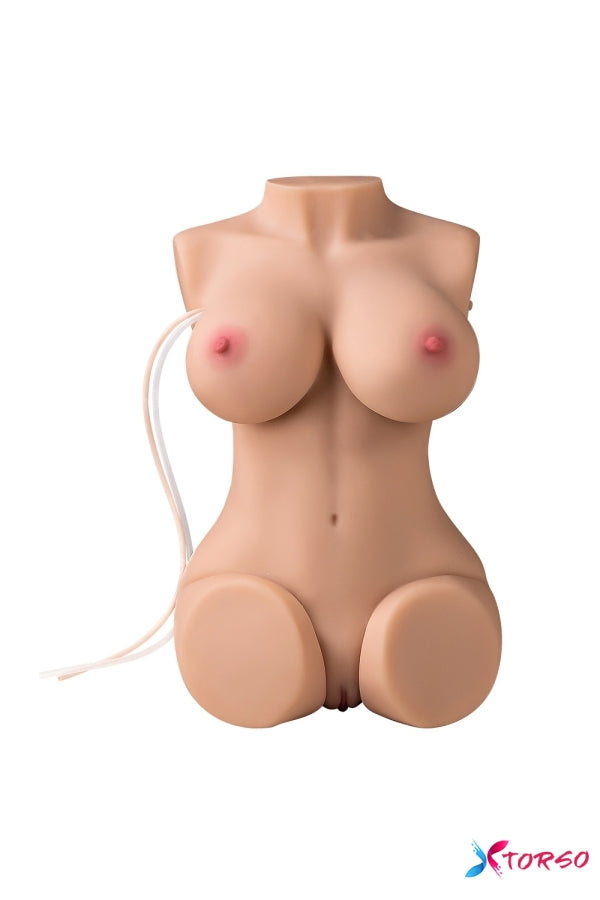 Wendy: 13.23LB Yeloly Automatic Sucking Vibrating Sex Doll Male Masturbator Realistic Female Sex Torso with Fake Pussy for Vaginal Anal Breast Sex