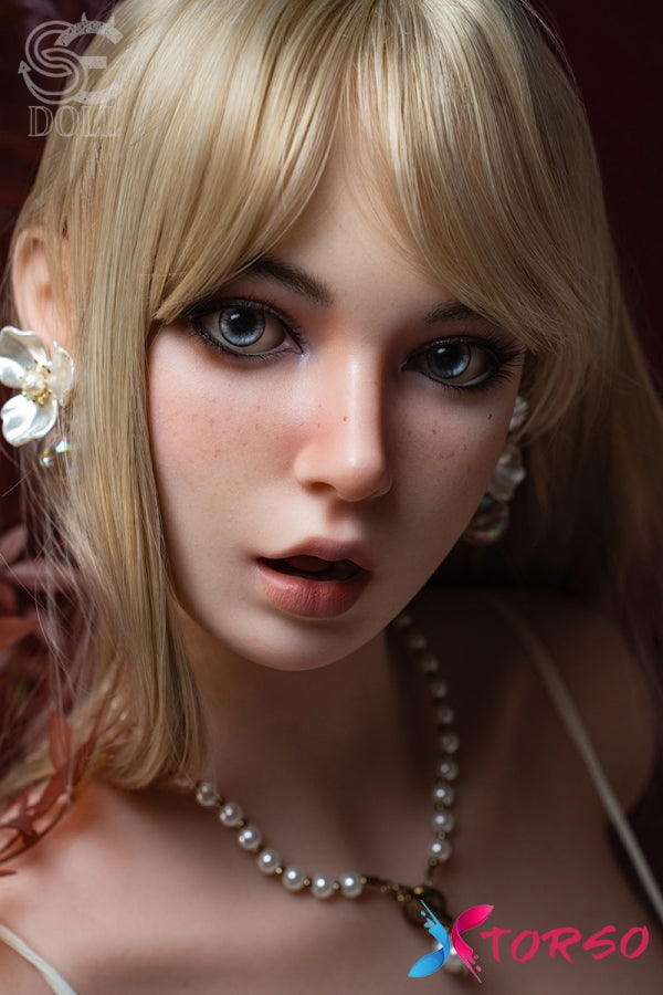 female sex doll torso with head