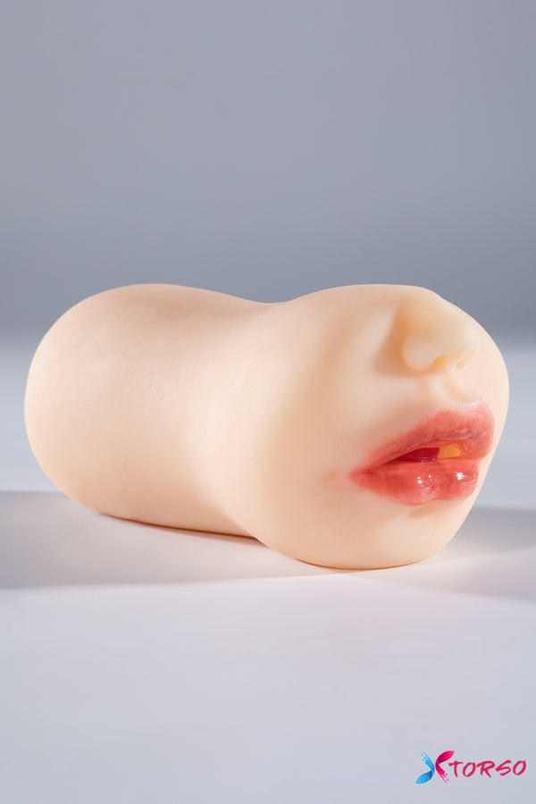 1.58LB Aiyuan Male Masturbator with Lifelike Face Deep Throat Oral Adult Sex Toys for Men