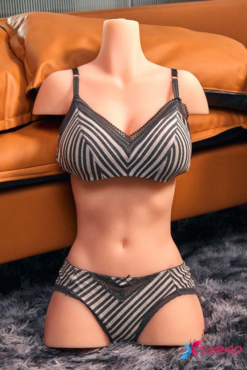 Fabia: 95cm 51.8LB F-Cup Full Silicone Sex Doll Torso with Sexiest Curve Lifelike Female Love Dolls For Men Realistic Adult Sex Toy